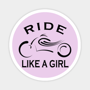 Ride Like a Girl Magnet